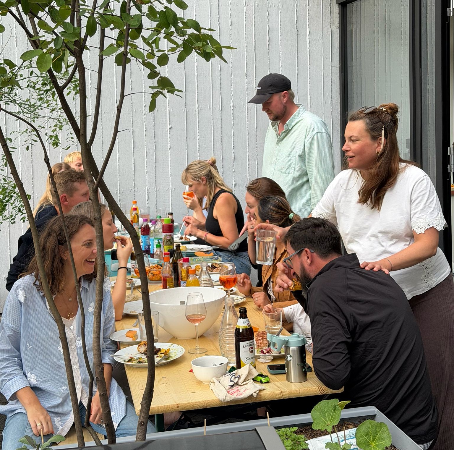 Einweihung der Büroterrasse 5 Gruppe 1
